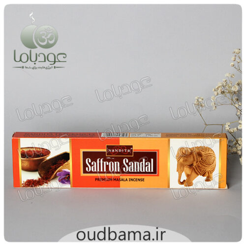 عود دست ساز صندل زعفران SAFFRON SANDAL ( ناندیتا NANDITA )