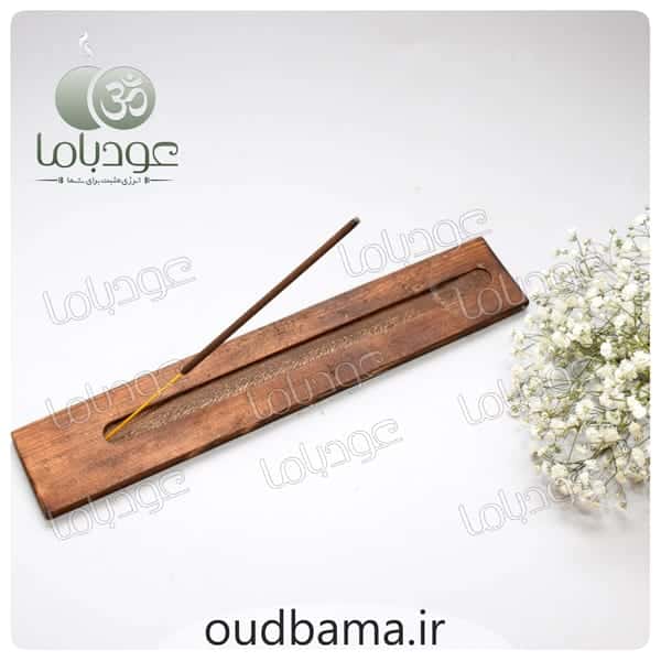جا عود شاخه ای چوبی طرح ساده