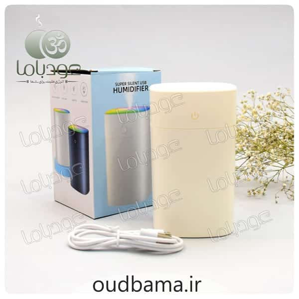 دستگاه بخار سرد مربع 7رنگ آر جی بی COLORFUL HUMIDIFIER SD09