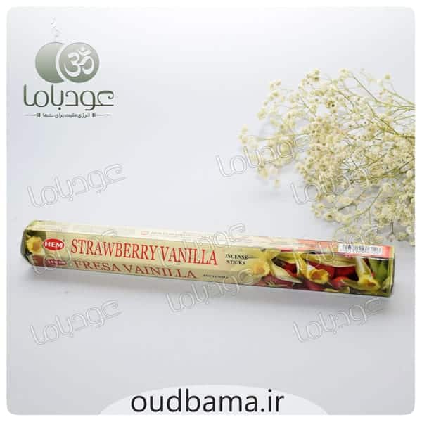 عود توت فرنگی وانیل STRAWBERRY VANNILA ( هم HEM )