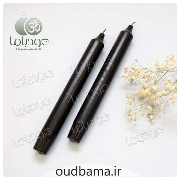 شمع کلیسایی مشکی 20 سانتیمتر