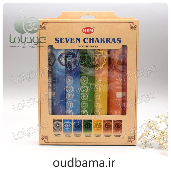 عود هفت چاکرا تخصصی SEVEN CHAKRAS ( هم HEM ) 7چاکرا