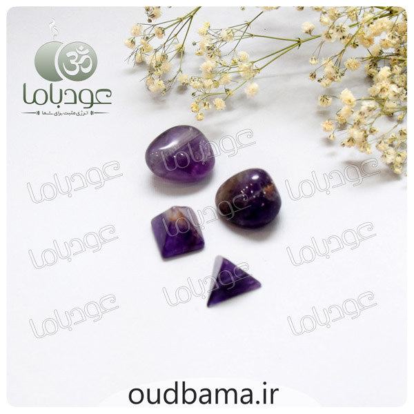 سنگ آمیتیس اصل تامبل نماد قدرت و پاکسازی هاله انرژی