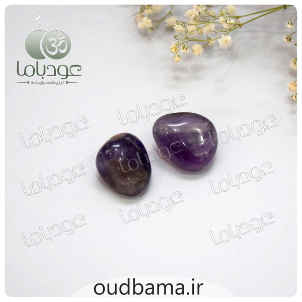 سنگ آمیتیس اصل تامبل نماد قدرت و پاکسازی هاله انرژی