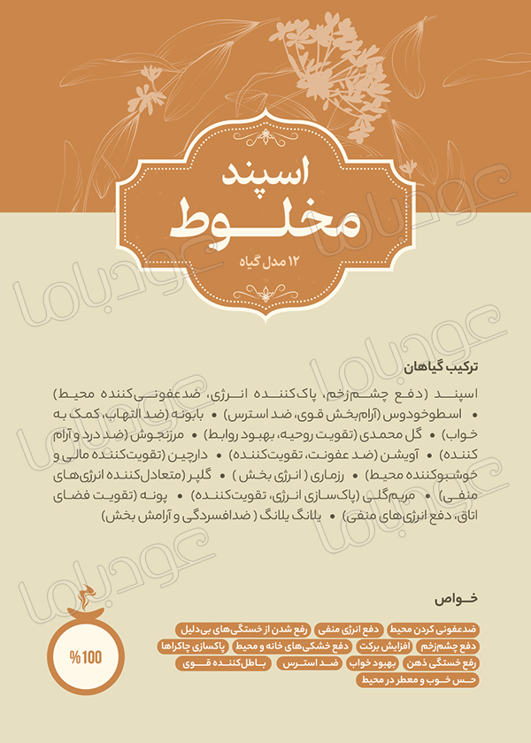 اسپند مخلوط معطر