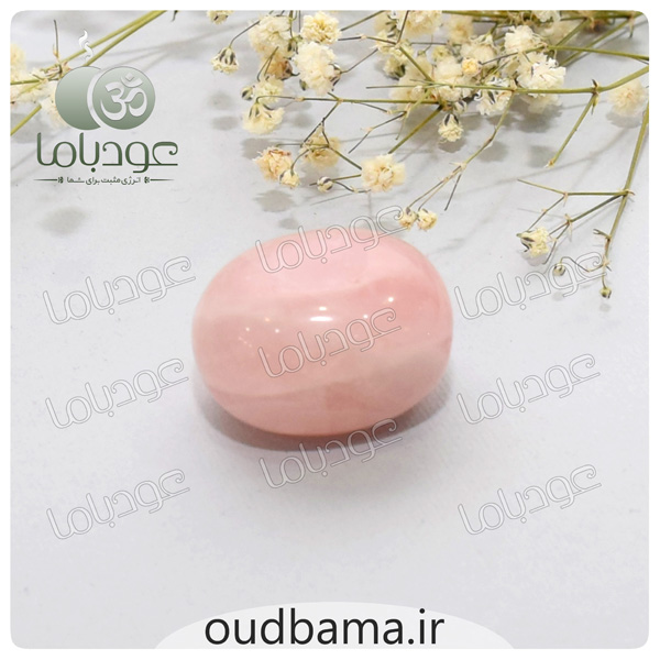 سنگ رز کوارتز اصل تامبل سنگ جذب عشق و محبت