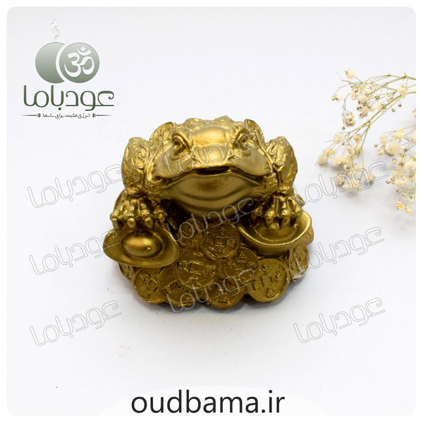 وزغ سه پا قورباغه 3 پا فنگشویی نماد ثروت ، فراوانی و خوشبختی