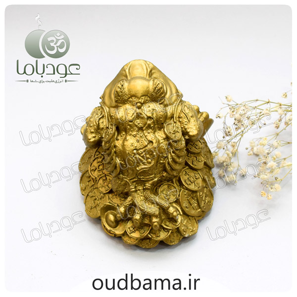 وزغ سه پا قورباغه 3 پا فنگشویی نماد ثروت ، فراوانی و خوشبختی