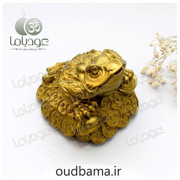 وزغ سه پا قورباغه 3 پا فنگشویی نماد ثروت ، فراوانی و خوشبختی