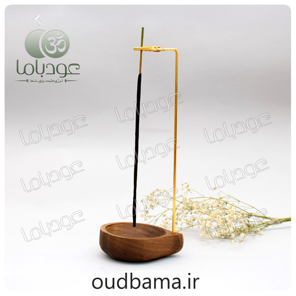 جا عود شاخه ای چوبی وارونه گیره دار