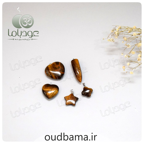 آویز چشم ببر سنگ شهامت و اعتماد به نفس