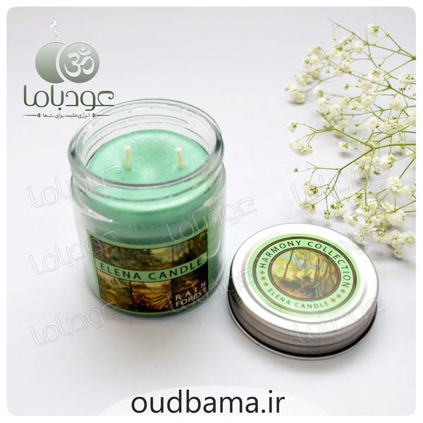 شمع معطر رایحه رین فورست جنگل بارانی RAIN FOREST ( النا ELENA )