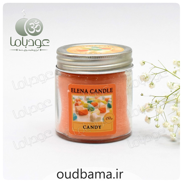 شمع معطر رایحه کندی شیرینی CANDY ( النا ELENA )