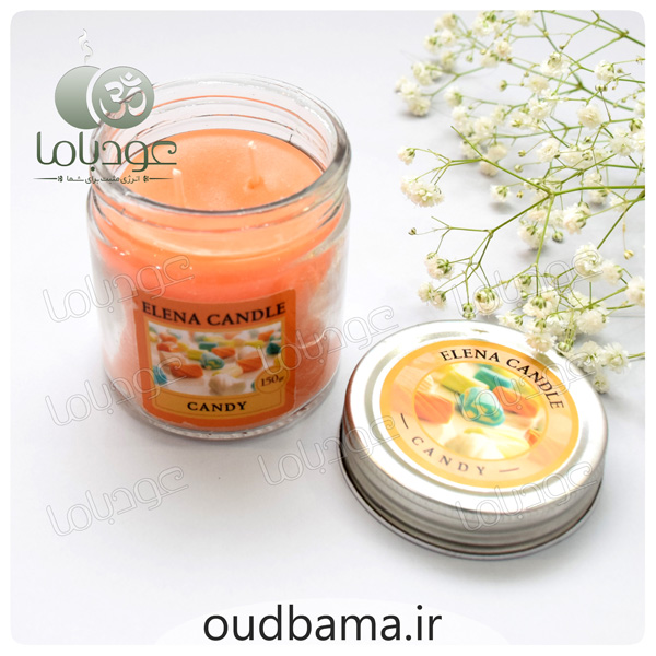 شمع معطر رایحه کندی شیرینی CANDY ( النا ELENA )