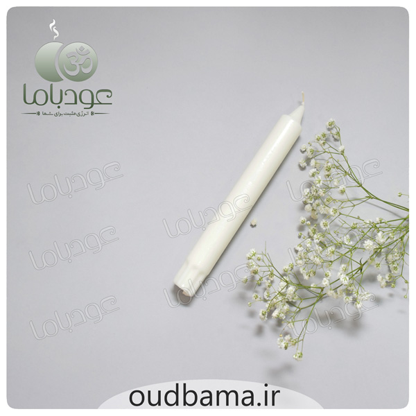 شمع کلیسایی سفید 20 سانتیمتر