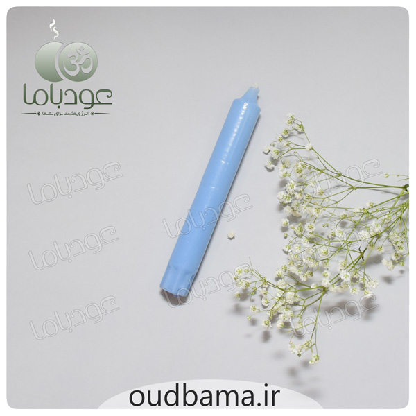 شمع کلیسایی آبی 20 سانتیمتر